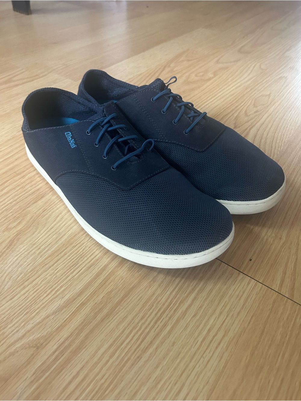 OluKai Nohea Moku Sneakers US 11.5 Navy Blue Lightweight Shoes